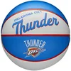 Image de Wilson Mini Ballon de Basket TEAM RETRO, OKLAHOMA CITY THUNDER, Extérieur, Caoutchouc, Taille : MINI