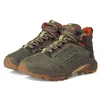 Image de Merrell Homme Moab Speed 2 Leather Mid Waterproof Chaussure de randonnée, Vert Olive, 44 EU