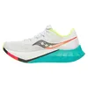 Image de Saucony Baskets Endorphin Pro 4 pour Homme, Blanc/Mutant, 48 EU