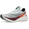 Image de Saucony Chaussures de Course pour Homme, Blanc/Cramoisi, 48 EU