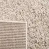 Image de SAFAVIEH Tapis Shag pour Salon, Salle à Manger, Chambre à Coucher - August Shag Collection, Tapis à Poil Court, Beige, 61 X 91 cm