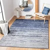 Image de SAFAVIEH Tapis Moderne pour Salon, Salle à Manger, Chambre à Coucher - Adirondack Collection, Tapis à Poil Court, Marine et Gris, 165 X 231 cm