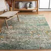 Image de Safavieh Tapis Contemporain pour Salon, Salle à Manger, Chambre à Coucher - Madison Collection, Tapis à Poil Court, Vert et Turquoise, 152 x 152 cm