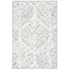 Image de Safavieh Tapis Moderne pour Salon, Salle à Manger, Chambre à Coucher - Capri Collection, Tapis à Poil Court, Beige et Bleu, 61 x 91 cm