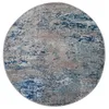 Image de SAFAVIEH Tapis Boho pour Salon, Salle à Manger, Chambre à Coucher - Madison Collection, Tapis à Poil Court, Bleu et Gris, 122 X 122 cm