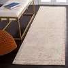 Image de SAFAVIEH Tapis Contemporain pour Salon, Salle à Manger, Chambre à Coucher - Abstract Collection, Tapis à Poil Court, Ivoire et Rouille, 76 X 183 cm