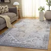 Image de SAFAVIEH Tapis Traditionnel Rug Idéal pour Les Zones à Fort Passage - Lavable en Machine et Antidérapant - Tucson Collection, Tapis à Poil Court, in Beige et Gris, 120 X 120 cm