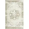 Image de Safavieh Tapis Traditionnel Rug Idéal pour Les Zones à Fort Passage - Lavable en Machine et Antidérapant - Tucson Collection, Tapis à Poil Court, in Sauge et Ivoire, 120 X 180 cm