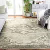 Image de Safavieh Tapis Traditionnel Rug Idéal pour Les Zones à Fort Passage - Lavable en Machine et Antidérapant - Tucson Collection, Tapis à Poil Court, in Sauge et Ivoire, 200 X 300 cm