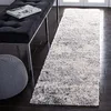 Image de SAFAVIEH Tapis Shag pour Salon, Salle à Manger, Chambre à Coucher - Berber Shag Collection, Tapis à Poil Long, Ivoire, 76 X 183 cm