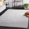 Image de Safavieh Tapis Shag pour Salon, Salle à Manger, Chambre à Coucher - Tahoe Shag Collection, Tapis à Poil Long, Gris, 152 x 229 cm