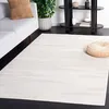 Image de SAFAVIEH Tapis géométrique pour Salon, Salle à Manger, Chambre à Coucher - Whisper Collection, Tapis à Poil Court, Ivoire, 152 X 229 cm