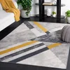 Image de Safavieh Tapis Moderne pour Salon, Salle à Manger, Chambre à Coucher - Odyssey Collection, Tapis à Poil Court, Gris et Noir, 152 x 229 cm