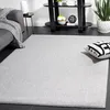 Image de Safavieh Tapis Contemporain pour Salon, Salle à Manger, Chambre à Coucher - River Collection, Tapis à Poil Court, Gris, 152 x 229 cm