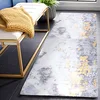 Image de Safavieh Tapis Abstrait - Lavable en Machine et Antidérapant - Idéal pour Les Zones à Fort Passage - Tacoma Collection, Tapis à Poil Court, Gris et Or, 62 x 240 cm
