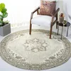 Image de SAFAVIEH Tapis Traditionnel - Lavable en Machine et antidérapant - Idéal pour Les Zones à Fort Passage - Tucson Collection, Tapis à Poil Court, Sauge et Ivoire, 120 X 120 cm