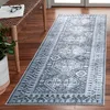 Image de SAFAVIEH Tapis de Sol Vieilli - Lavable en Machine et Antidérapant - Idéal pour Les Zones à Fort Passage - Arizona Collection, Tapis à Poil Court, Gris et Ivoire, 62 x 240 cm