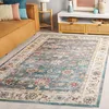 Image de SAFAVIEH Tapis de Sol Vieilli - Lavable en Machine et antidérapant - Idéal pour Les Zones à Fort Passage - Arizona Collection, Tapis à Poil Court, Vert et Beige, 183 X 274 cm