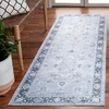 Image de Safavieh Tapis de Sol Vieilli Rug Idéal pour Les Zones à Fort Passage - Lavable en Machine et Antidérapant - Arizona Collection, Tapis à Poil Court, in Gris et Ivoire, 62 X 240 cm