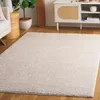 Image de SAFAVIEH Tapis Shag pour Salon, Salle à Manger, Chambre à Coucher - Tahoe Shag Collection, Tapis à Poil Long, Crème, 152 X 229 cm