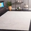 Image de Safavieh Tapis Contemporain pour Salon, Salle à Manger, Chambre à Coucher - Neptune Collection, Tapis à Poil Court, Ivoire et Gris Clair, 152 x 229 cm