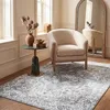 Image de SAFAVIEH Tapis Traditionnel - Lavable en Machine et Antidérapant - Idéal pour Les Zones à Fort Passage - Arizona Collection, Tapis à Poil Court, Ivoire et Bleu, 160 x 230 cm