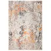 Image de SAFAVIEH Tapis Moderne pour Salon, Salle à Manger, Chambre à Coucher - Madison Collection, Tapis à Poil Court, Gris et Beige, 61 X 91 cm