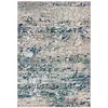 Image de Safavieh Tapis Contemporain pour Salon, Salle à Manger, Chambre à Coucher - Madison Collection, Tapis à Poil Court, Gris et Bleu, 61 X 91 cm