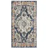 Image de Safavieh Tapis Boho pour Salon, Salle à Manger, Chambre à Coucher - Monaco Collection, Tapis à Poil Court, Violet et Bleu Clair, 61 x 91 cm