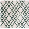 Image de SAFAVIEH Tapis Shag pour Salon, Salle à Manger, Chambre à Coucher - Berber Shag Collection, Tapis à Poil Court, Ivoire, 91 X 91 cm