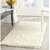 Image de Safavieh Tapis Shag pour Salon, Salle à Manger, Chambre à Coucher - California Shag Collection, Tapis à Poil Long, Ivoire, 61 x 91 cm