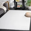Image de Safavieh Tapis Contemporain pour Salon, Salle à Manger, Chambre à Coucher - River Collection, Tapis à Poil Court, Ivoire, 183 x 274 cm