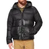 Image de Marmot Homme Guides Down Hoody, Veste duvet légère, veste d’hiver chaude, veste matelassée déperlante, veste coupe-vent, petite veste d’extérieur paquetable à capuche, Black, S