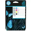 Image de HP 953 - Lot de 4 - Noir, Jaune, Cyan, Magenta - Original - Cartouche dencre - pour Officejet Pro 7740, format 7740 large,