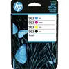 Image de HP 963 Encre paquet de 4 dorigine couleur 6ZC70AE Encre
