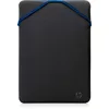 Image de HP - PC Protection réversible pour Ordinateur Portable jusqu'à 15,6 cm, Design réversible, Noir/Bleu 2F1X7AA