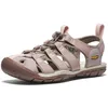 Image de KEEN Femme Clearwater CNX Sandale, Timberwolf/Fawn, 37 EU