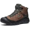 Image de KEEN Targhee 4 Bottes de randonnée imperméables et durables pour homme, Bison/noir, 43 EU