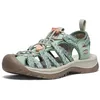 Image de KEEN Women's Whisper Sandal, Granite Green Peach Parfait, 35.5 EU