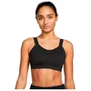 Image de NIKE DD0430-010 W NK DF Alpha Bra Sports Bra Femme Noir/Noir/Noir FUMÉE Gris/Noir FUMÉE Taille XSD-E