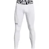 Image de Under Armour Men's ColdGear Armour Leggings, White (100)/Black, 3X-Large