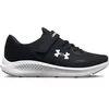 Image de Under Armour UA BPS Pursuit 3 AC Chaussures de sport pour garçons, baskets légères et respirantes, noir/noir/blanc