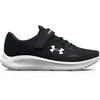 Image de Under Armour UA BPS Pursuit 3 AC Chaussures de sport pour garçons, baskets légères et respirantes, noir/noir/blanc