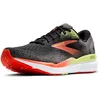 Image de Brooks Hommes Ghost 16 Chaussure De Running sans Stabilisateurs Chaussures De Running Black/Mandarin Red/Green - Noir 46
