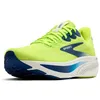 Image de Brooks Homme Ghost 17 Sneaker, Acid Lime/Navy/White, 45.5 EU