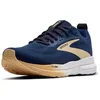 Image de Brooks Trace 4 Chaussures de Running Chaussure de Running sans stabilisateurs Femmes Bleu - Navy/Apricot/Peacoat 38