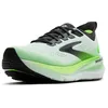 Image de Brooks Homme Glycerin GTS 23, White Phantom Green Gecko, 43 EU