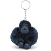 Image de Kipling MONKEYCLIP M Porte-clés en forme de singe de taille moyenne, singes/porte-clés, Blue Bleu 2 (Bleu)
