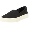 Image de TOMS Femme Kameron Slip on Basket, Daim Maille Filet à Tissage Ouvert Noir, 40 EU