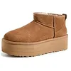 Image de UGG Classic Ultra Mini Platform 1135092-CHE, Womens Winter Boots,Boots, Brown, 41 EU
